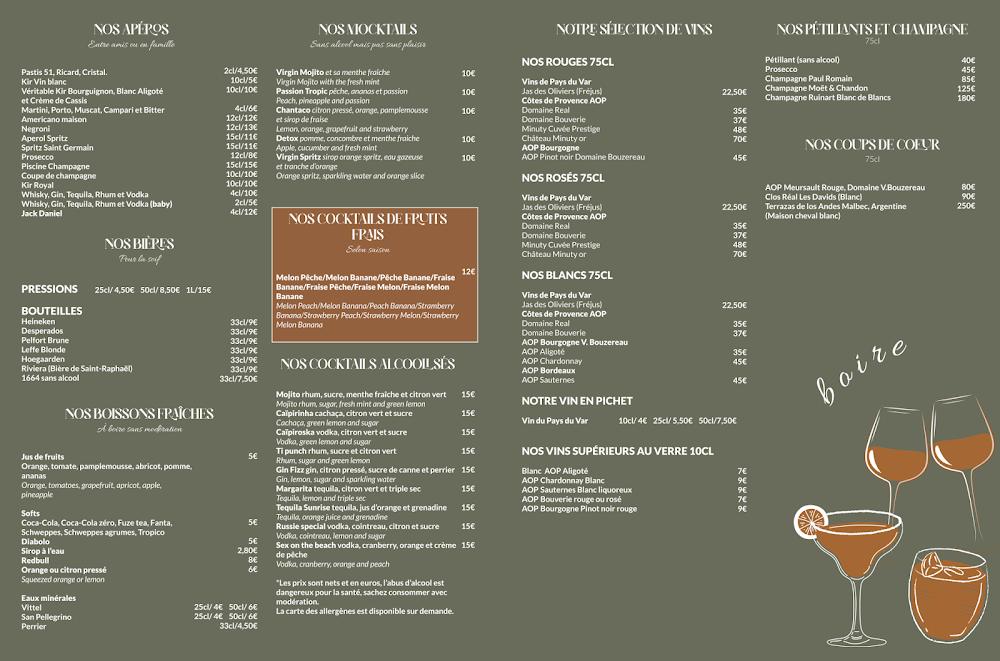 Les Sablettes - Menu Image 3