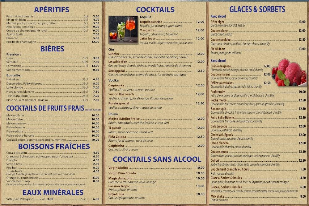 Les Sablettes - Menu Image 4
